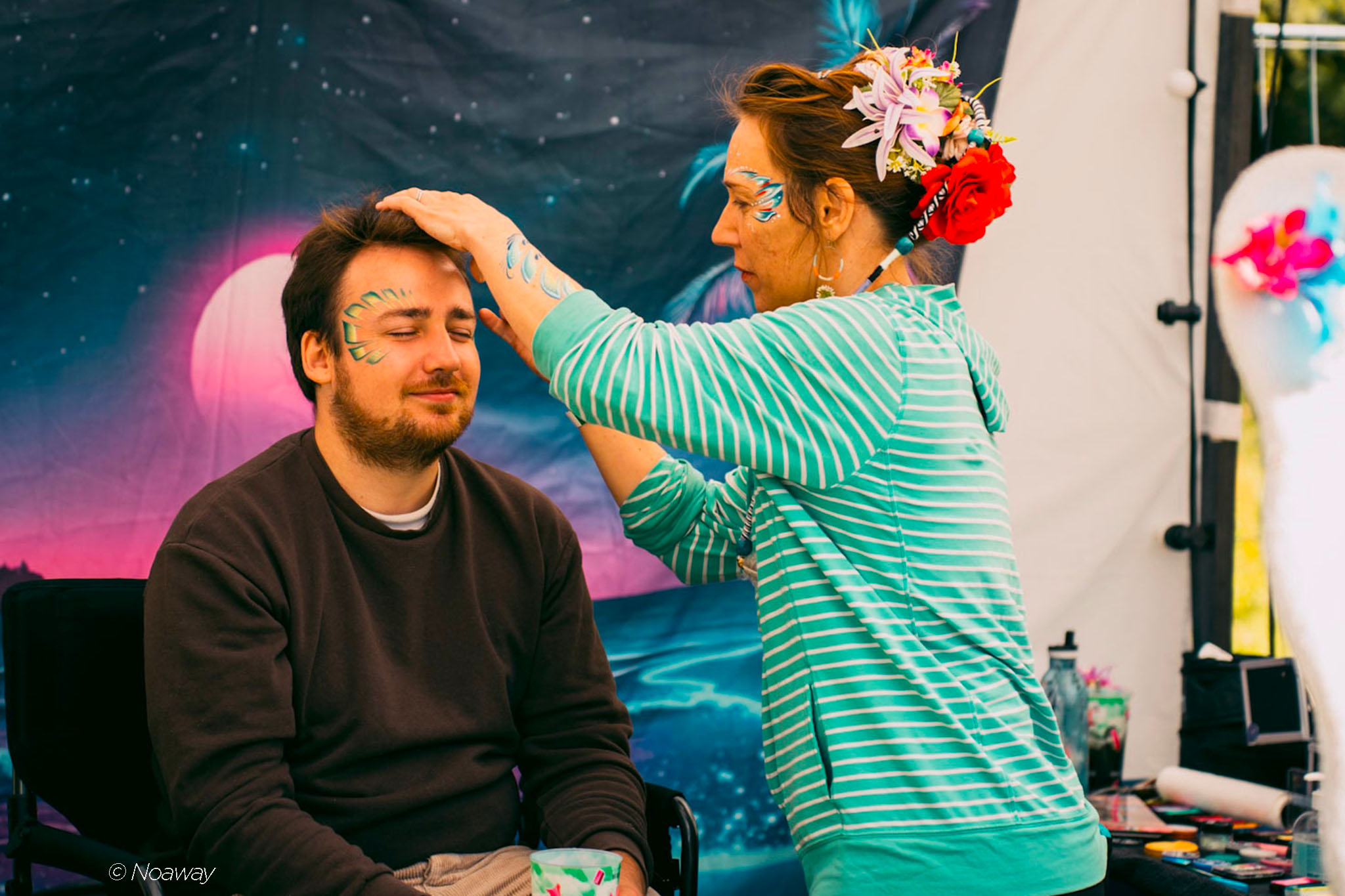 Maquillage artistique pour festival par Manon Taillard - réalisation 1