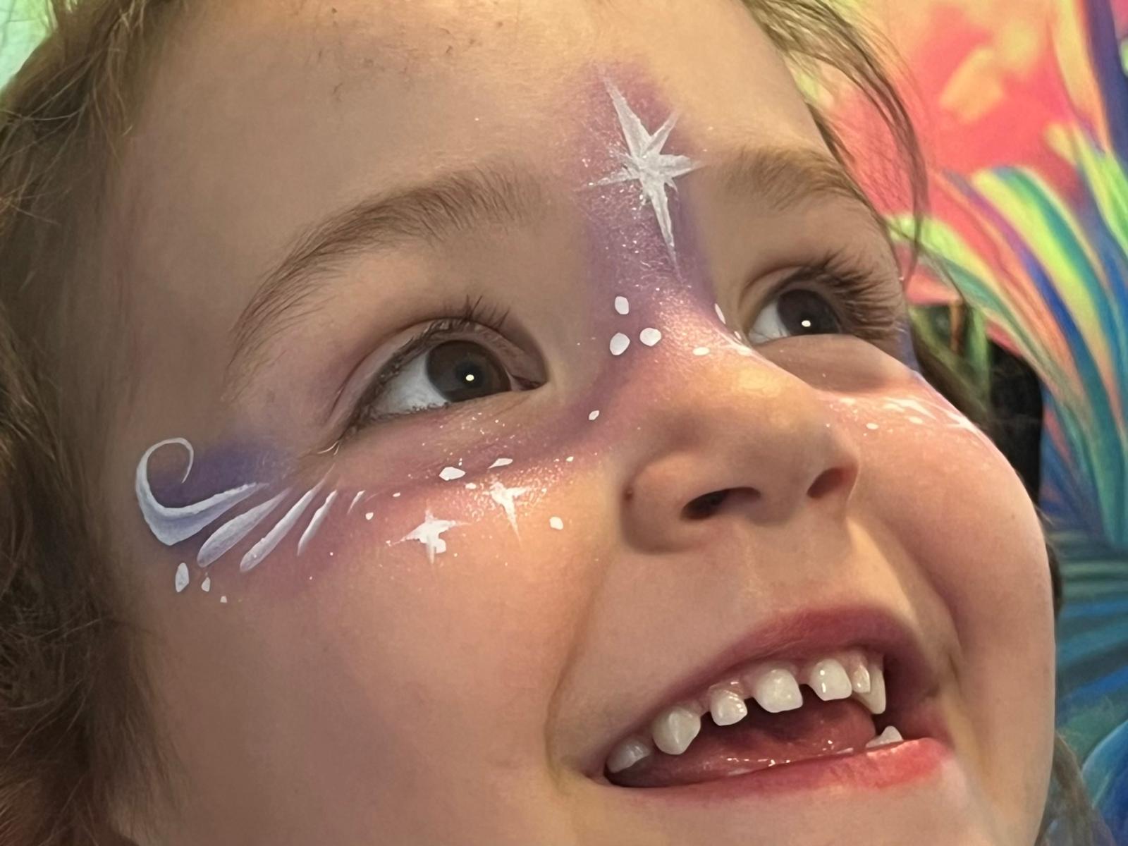 Animation maquillage pour enfants en galerie commerciale par Manon Taillard - réalisation 2