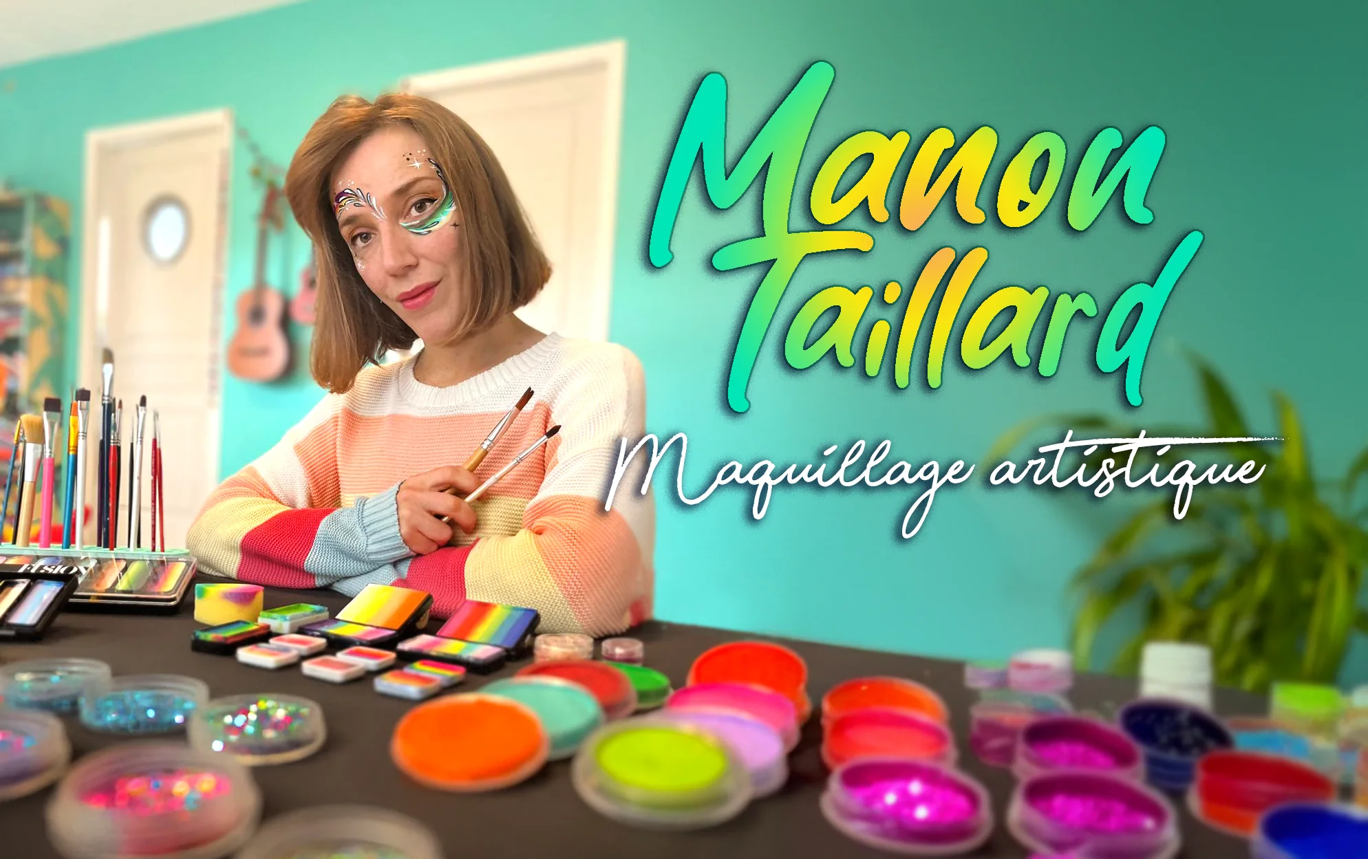 Maquillage artistique événementiel par Manon Taillard - banniere 1 manontaillard