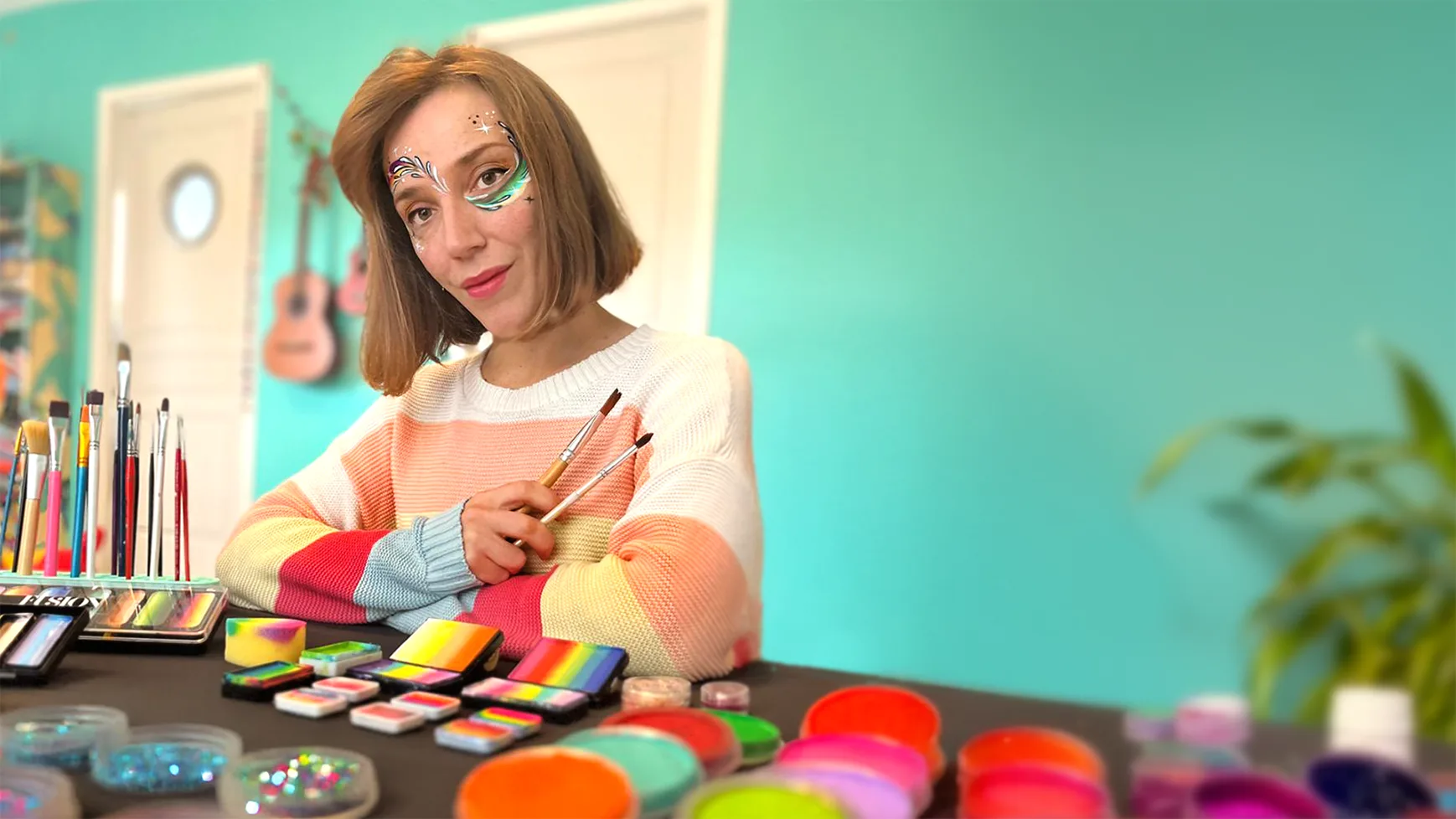 Maquillage artistique événementiel par Manon Taillard - banniere
