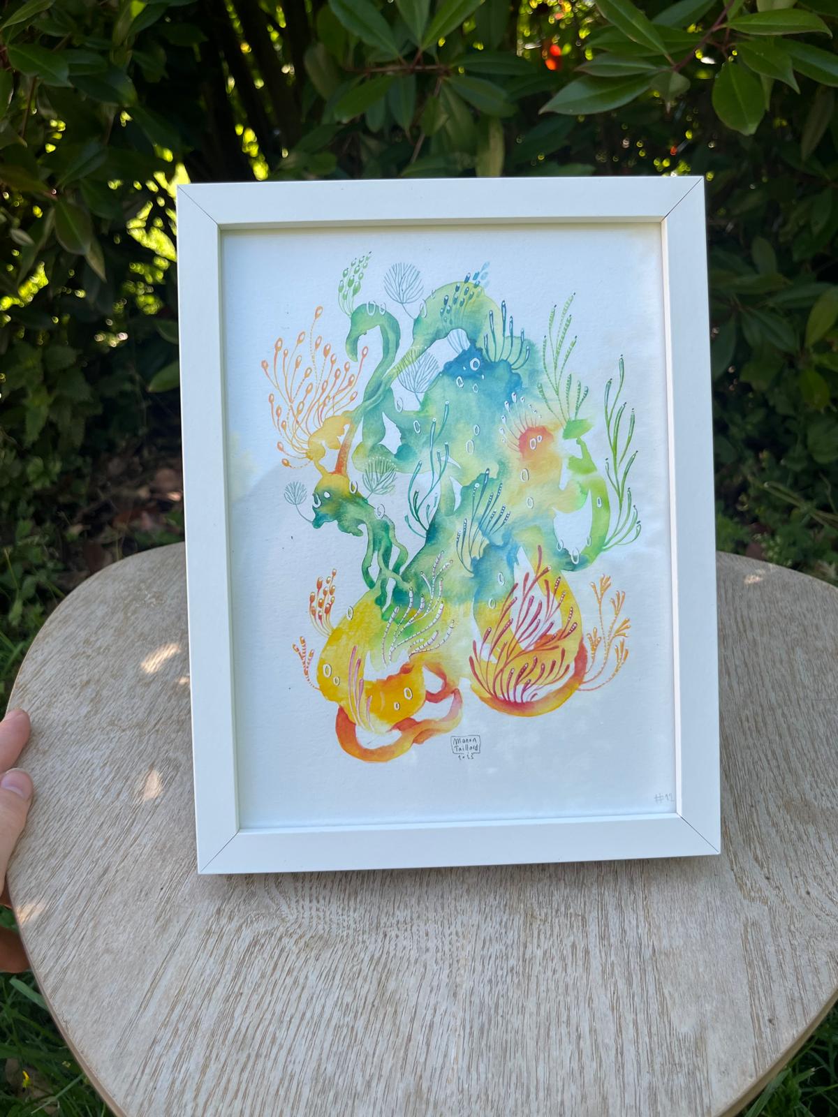 Vente d'œuvres originales, Collection ÉDEN LIQUIDE par Manon Taillard - réalisation 11