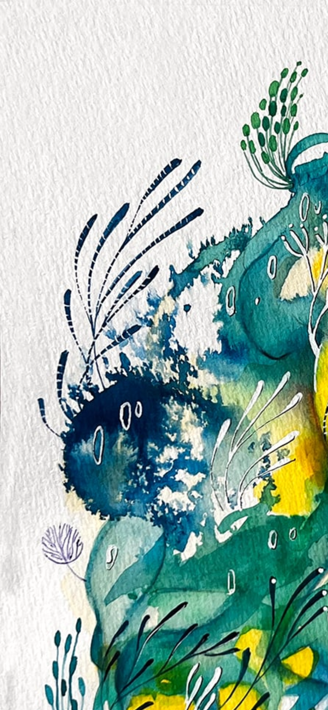 Vente d'œuvres originales, Collection ÉDEN LIQUIDE par Manon Taillard - réalisation 6