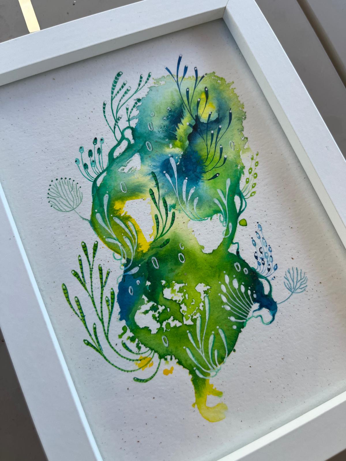 Vente d'œuvres originales, Collection ÉDEN LIQUIDE par Manon Taillard - réalisation 10